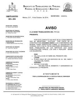 AVISO HOGARES UNION.pdf - Bienvenido a Sindicato de