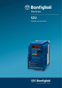 Variador de Frecuencia - Bonfiglioli