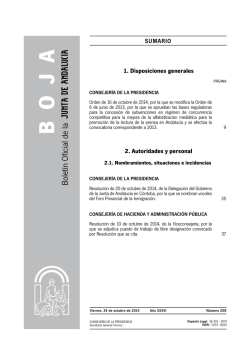 Descargar bolet&iacute;n n&ordm; 208 completo - Junta de Andaluc&iacute;a