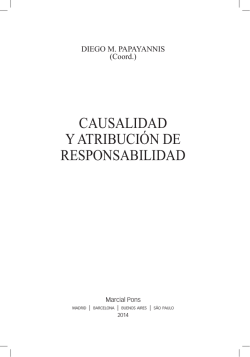 CAUSALIDAD Y ATRIBUCIÓN DE - Marcial Pons