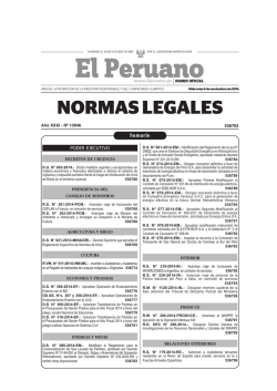 Publicacion Oficial - Diario Oficial El Peruano