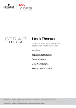 Strait Therapy - Schwarzkopf Professional