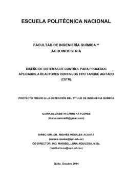 escuela polit&eacute;cnica nacional facultad de ingenier&iacute;a qu&iacute;mica y