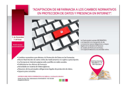 Invitación Charla Informativa LOPD Barcelona.pdf - Cofares Servicios