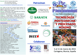 Programa 2015 - Universidad Politécnica de Cartagena