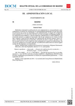 PDF (BOCM-20141027-55 -1 págs -75 Kbs) - Sede Electrónica del