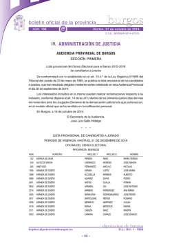 Anuncio 201407275 - Boletín Oficial de la Provincia de Burgos