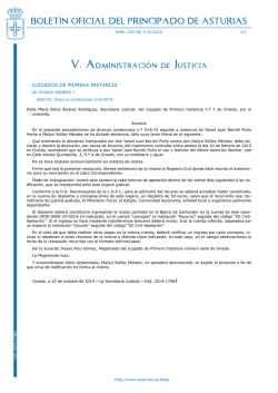 Bolet&iacute;n Oficial del Principado de Asturias