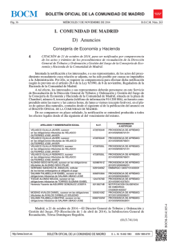 PDF (BOCM-20141105-4 -1 págs -89 Kbs) - Sede Electrónica del