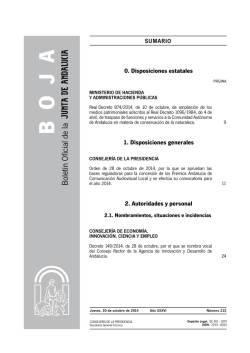 Descargar bolet&iacute;n n&ordm; 212 completo - Junta de Andaluc&iacute;a