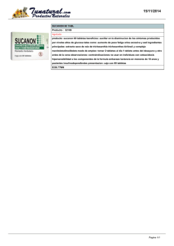 sucanon 60 tabletas beneficios