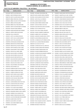 Facultad de Ingeniería Industrial y de Sistemas