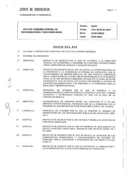 Actas 2007 (III) - Junta de Andalucía