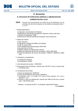 Anuncio 35939 del BOE núm. 249 de 2014 - BOE.es