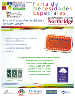 2014 Special Needs Resource Fair updated- Spanish v4