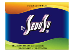 WWW.SEDUSU.COM TEL..01800-8901199 (55)5012-0197 (55