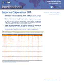Reportes Corporativos EUA - Monex