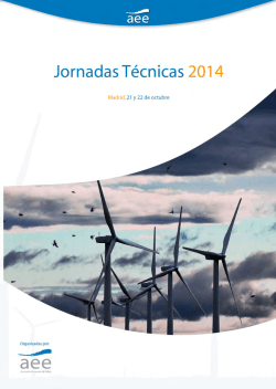 Jornadas Técnicas 2014 - Asociación Empresarial Eólica