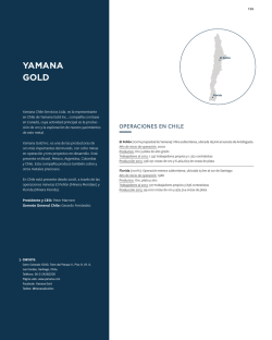 YAMANA GOLD - Consejo Minero
