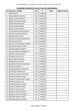 Facultad de Ingenieria - damsu