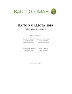 BANCO GALICIA 2019 - Banco Comafi