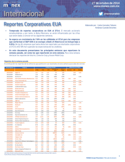 Reportes Corporativos EUA - Monex