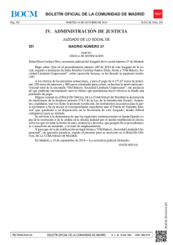 IV. ADMINISTRACI&Oacute;N DE JUSTICIA - Sede Electr&oacute;nica del Boletin