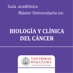 Biología y Clínica del Cáncer - Universidad de Salamanca