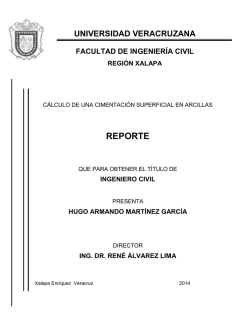 C&aacute;lculo de una cimentaci&oacute;n superficial en arcillas