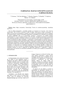 mapas conceptuales en farmacología - Campus Virtual Moodle 2.6