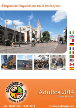 Descarga nuestro folleto de cursos en el extranjero - Aula Inglés