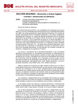 Anuncio 10707 del BORME núm. 196 de 2014 - BOE.es
