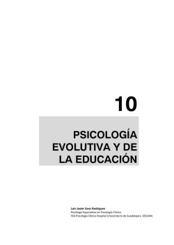 PSICOLOG&Iacute;A EVOLUTIVA Y DE LA EDUCACI&Oacute;N - PIR