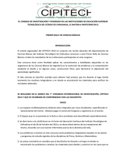 Really ciencias basicas - cipitech 2014