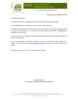 Santiago, 14 de octubre de 2014 - XVIII Congreso Chileno de