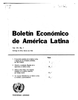 Boletín Económico de América Latina - Repositorio digital de la