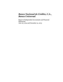 Banco Nacional de Cr&eacute;dito, C.A., Banco Universal - BNC