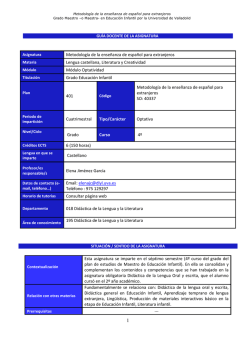 Guía docente - Universidad de Valladolid