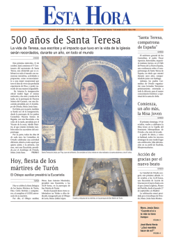 500 años de Santa Teresa - OCD Burgos