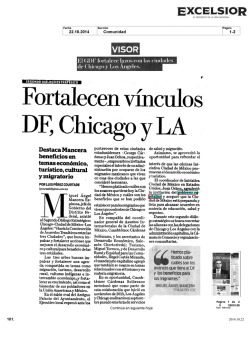 DF Chicago y LA