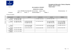 Horario e-learning - ies alfonso x el sabio. toledo