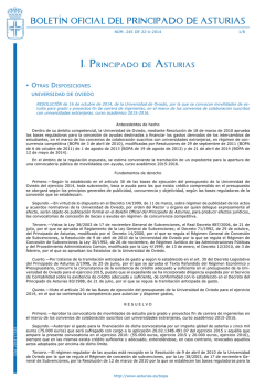 Boletín Oficial del Principado de Asturias - Universidad de Oviedo