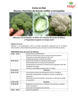 Curso on‐line - Intagri