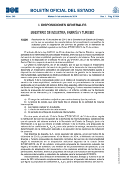 Disposición 10399 del BOE núm. 249 de 2014 - BOE.es