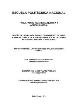 escuela polit&eacute;cnica nacional facultad de ingenier&iacute;a qu&iacute;mica y