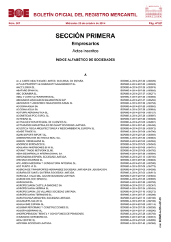 boletín oficial del registro mercantil - BOE.es