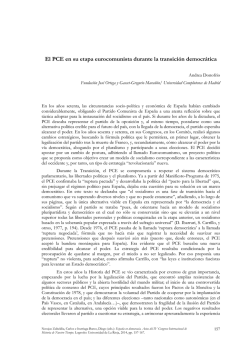 El PCE en su etapa eurocomunista durante la transición - Dialnet