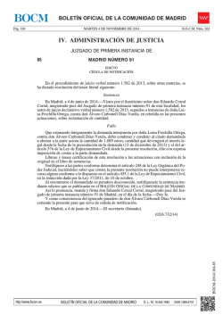 PDF (BOCM-20141104-85 -1 págs -75 Kbs) - Sede Electrónica del