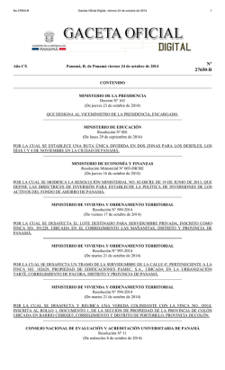Gaceta Oficial Digital, viernes 24 de octubre de 2014