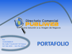 Cuenta de usuario - Publiweb Directorio Comercial